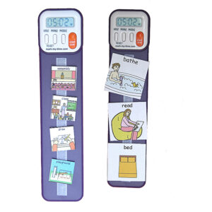 A digital timer for schedule activities for PECS users