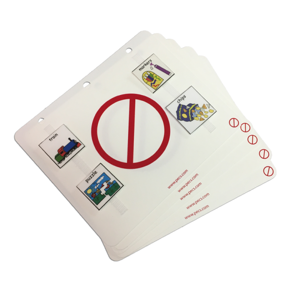 Universal No page for PECS communication books