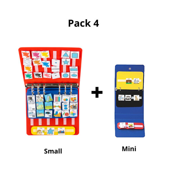 a small and a mini communication book