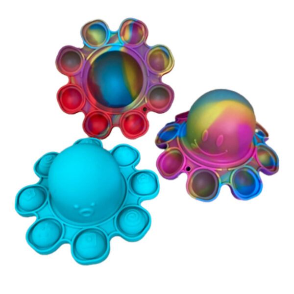 Octopus popper made from silicon,