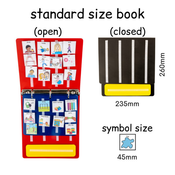 Standard PECS Communication book for alternative communication